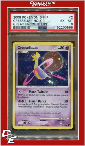 Great Encounters 2 Cresselia Holo PSA 6
