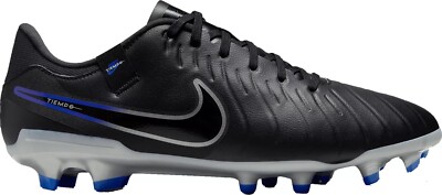 Nike Tiempo Legend 10 Academy FG/MG Black Soccer Shoes DV4337-040 Men Size New