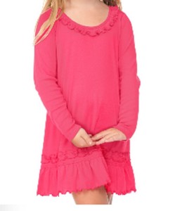 girl cotton dress long sleeve