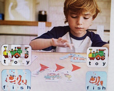 Puzzle Learning Cards  40 Cards  Double Sided  Three  Four Letter Words