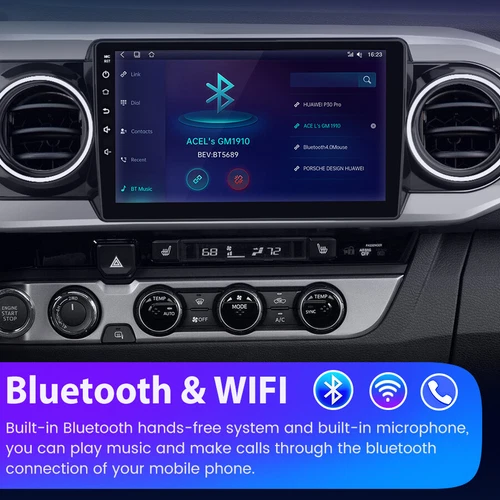 Apple CarPlay Car Radio GPS Stereo Navi For Toyota Tacoma 2016-2021 Android 13.0 - Picture 14 of 19