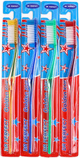 DR.PERFECT Adult Smoker  S Toothbrushes Firm Toothbrush Super Hard Bristles