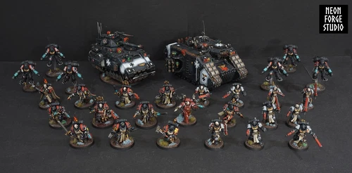 WH40K Black Templars Sword Brethren Crusader Squad COMMISSION