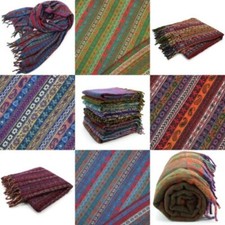 Handloomed Meditation Shawl Blanket LoudElephant meditation Travel Throw Boho