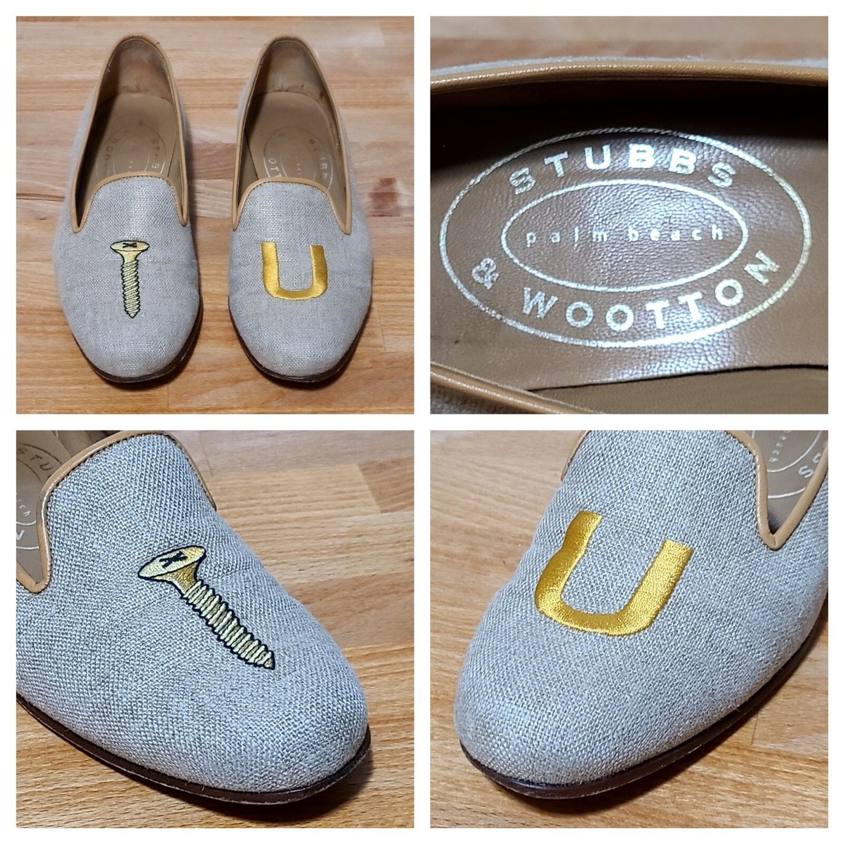 Stubbs & Wootten Palm Beach Limited Edition Linen Loafers  display picture 1