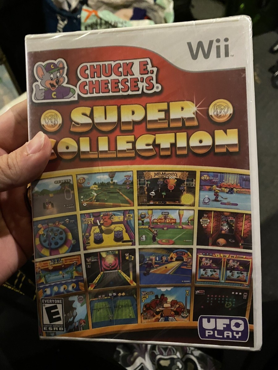 Chuck Cheese's Super Collection (Nintendo Wii, 2011) sealed