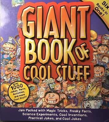 Giant Book of Cool Stuff by Glen Singleton, 6 Books In 1 Spiral-bound, 2009