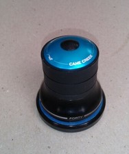 Cane Creek 40 Series Headset Black Blue IS42/IS52 Tapered Tall 1.5 to 1 1/8"