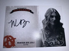Sons Of Anarchy Autograph Card Of Winter Ave Zoli As LyLa. WZ.