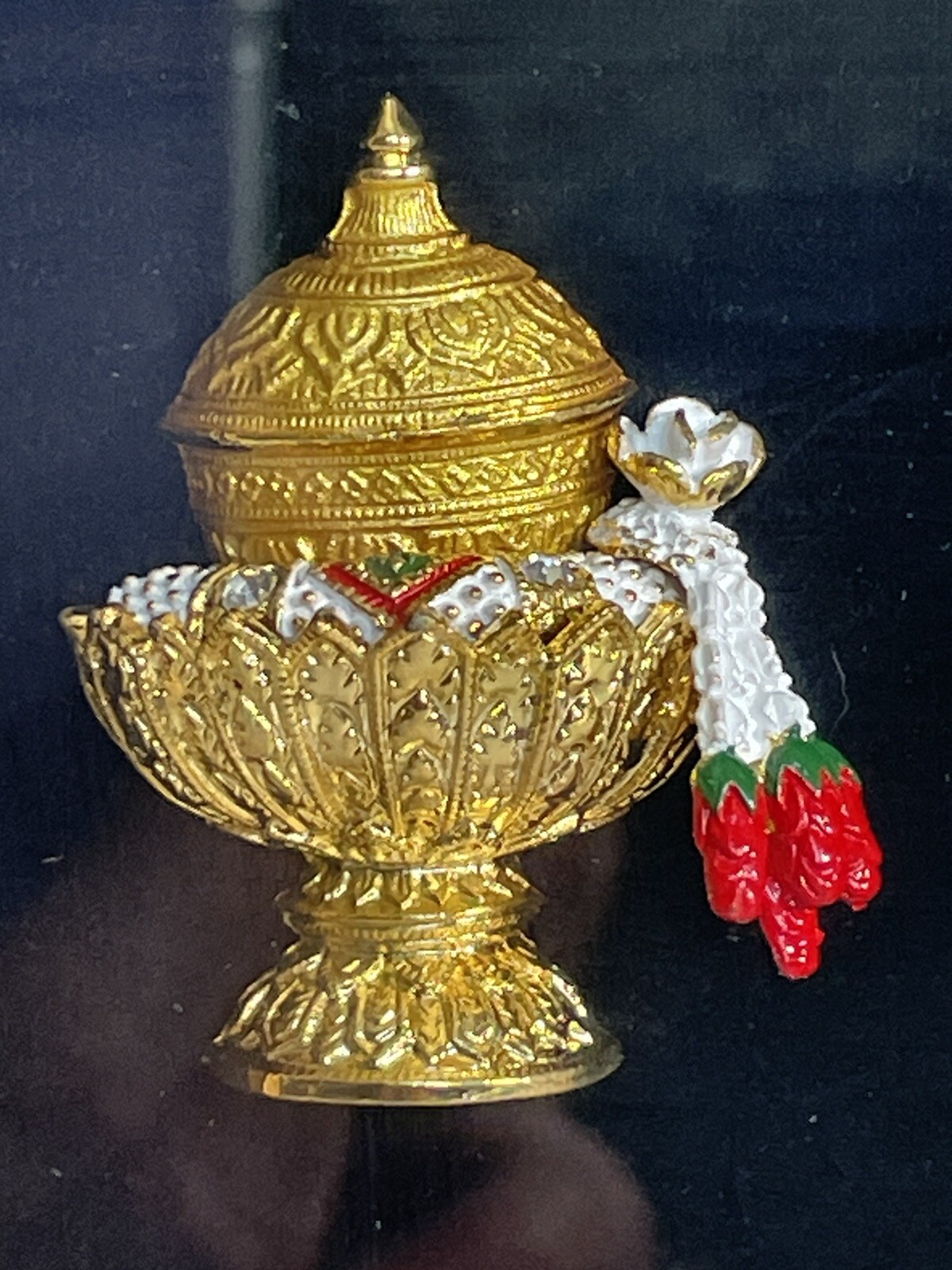 Benjarong Thailand Framed Art Home Decor Ritual Dhupur