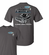 MEN'S CHEVY TRUCK T-SHIRT CHEVY CHEYENNE 1972 TRUCKIN' S-XL24.99+2XL,3XL FS NEW