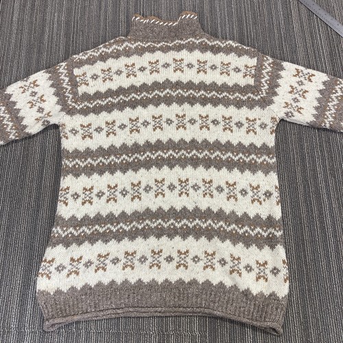 Vintage St Johns Bay Wool Blend Sweater Mens XL Fair Isle Henley Grandpa Heavy - Picture 21 of 24