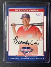 2017 Panini USA Stars & Stripes Brandon Comia Autograph Black #/25!!!