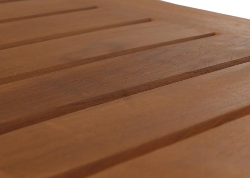 Teak-Hocker HWC-M84, Holzhocker Sitzbank, hochwertiges B-Grade-Teak, 51x60x30cm - Bild 2 von 12