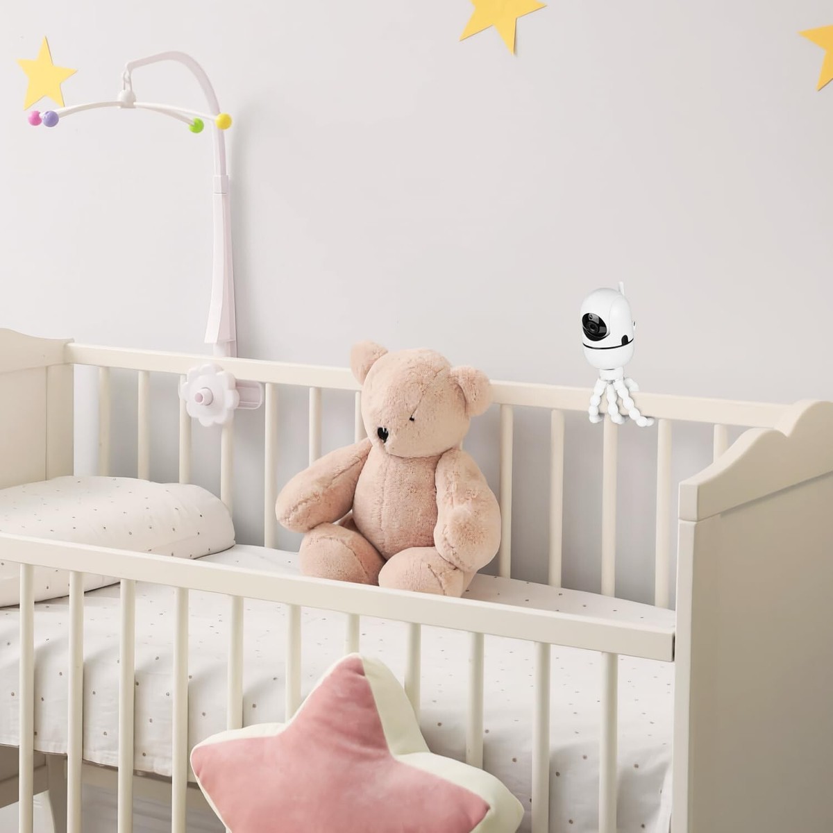 Supporto Flessibile Per Baby Monitor - Compatibile Hello Baby, IFamily, OKAIDI E Altri - Montaggio A Girello Senza Danni