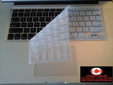Ultra Thin Keyboard Protector Skin for Apple Macbook 13" 15" 17" White