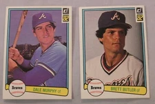 1982 Donruss Atlanta Braves Baseball Card Pick one
