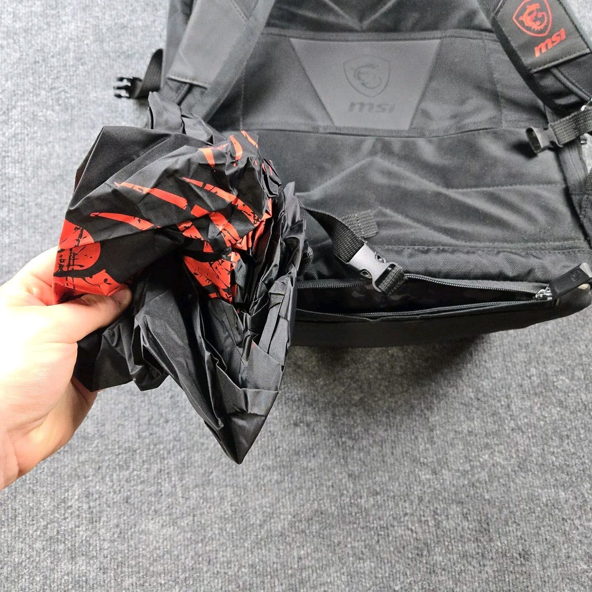 MSI Urban Raider Gaming Backpack Black Fits up to 17 Inch Laptops 
