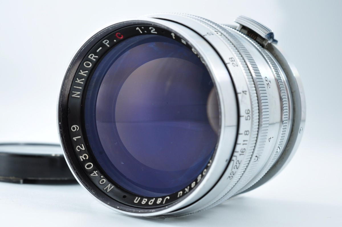 Excellent+] ニコン Nikon NIKKOR-P (.C) 85mm F2 8.5cm シルバー Lマウント L39 レンジファインダーカメラ用レンズ Nikon NIKKOR-P.C 8.5cm F&frasl;2 For S Mount Japan 10524
