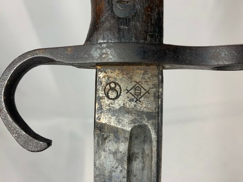 WWII Japanese Bayonet with Scabbard Toyada Jido Shokki Arsenal - Picture 2 of 8