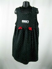 Girls Rare Black White BAA BAA BLACK SHEEP Animal print Girl Jumper Dress Sz 6