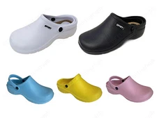 Women's Clogs Shoes Gardening Nursing Nurse Hospital Slip-on Casual Sandal Sizes