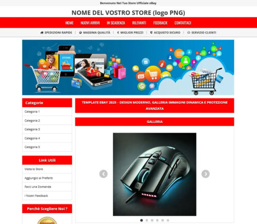 ๐น Template eBay 2025 โ Nuova Galleria (On/Off) Sistema di Sicurezza Avanzato ๐น - Foto 6 di 14