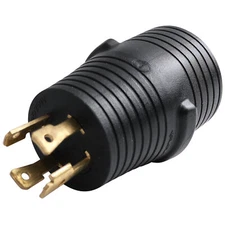 Leisure Cords 30AMP 4 Prong Nema 14-30P-14-50R 50AMP Generator Adapter Plug RV