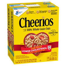 General Mills, Cheerios Cereal, 2 Bags, 40.7 oz Total