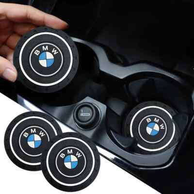 Car Coaster Water Cup Anti-Slip Silicone Pads for BMW E46 E85 E60 E70 X3 X5 F20