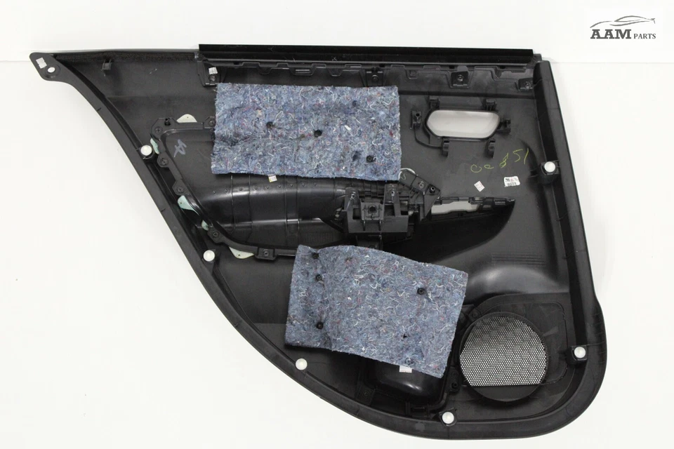 2020-2022 NISSAN VERSA REAR RIGHT SIDE DOOR PANEL TRIM COVER BLACK OEM - Image 4 of 4