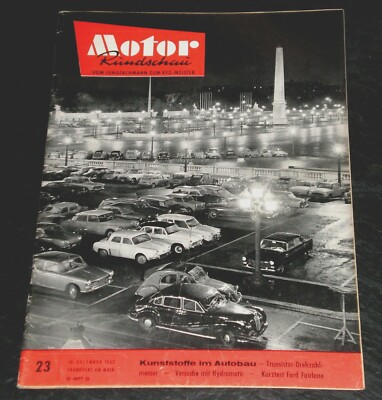 Motor Rundschau 23/62 Ford Fairline 500, DAF-A-2600-LKW,Opel Kapitän Hydra-Matic