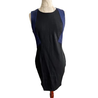 Krisa Sleeveless Colorblock Knee Length Dress NWT Medium 