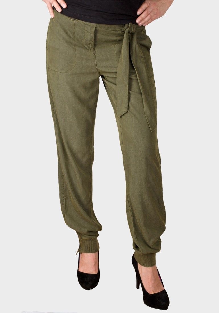 Image 1 - MISS-SELFRIDGE-LADIES-WOMENS-Tie-Belt-Cuff-Leg-Trousers-Jeans-RRP-24-99