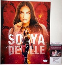WWE NXT Sonya Deville Signed 11x14 Photo C Autograph Wrestlemania JSA COA