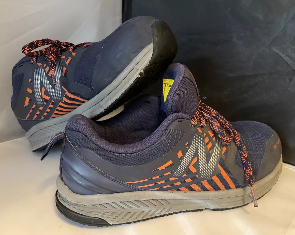 New balance blue and orange shoes cheap