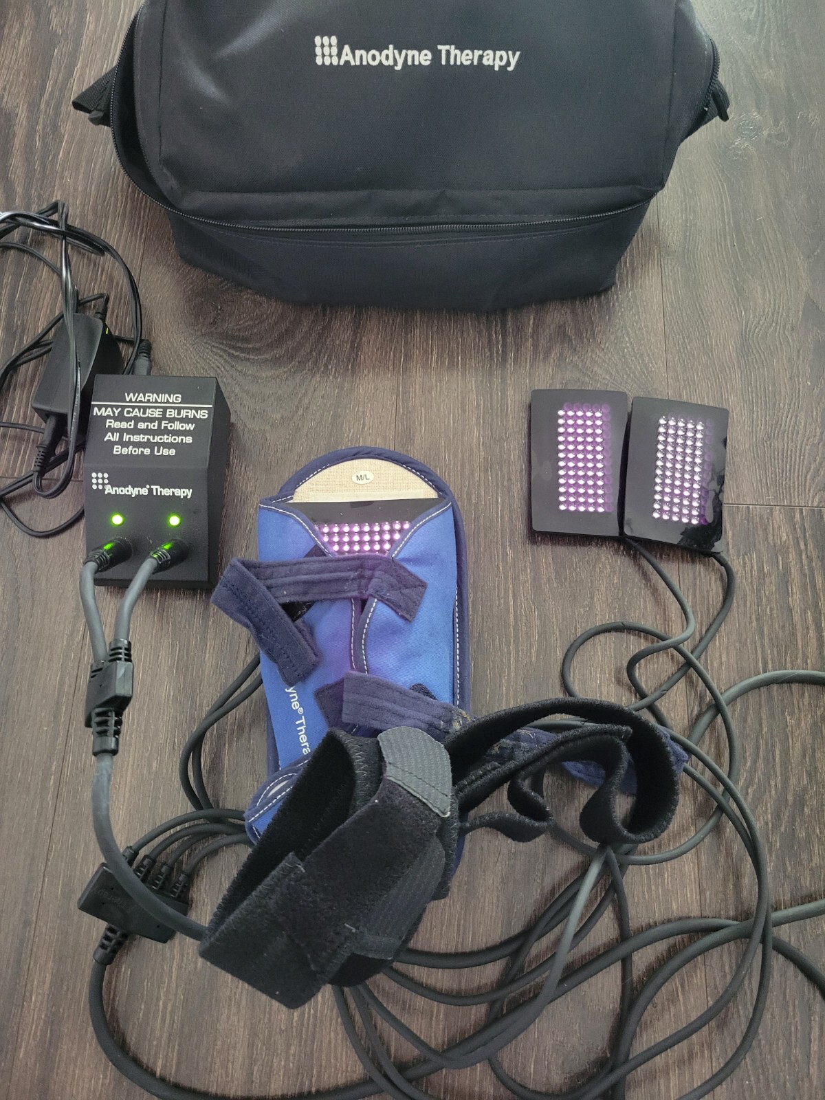 Anodyne Home Infrared Light Therapy Model 120 With Carrying Bag Tested