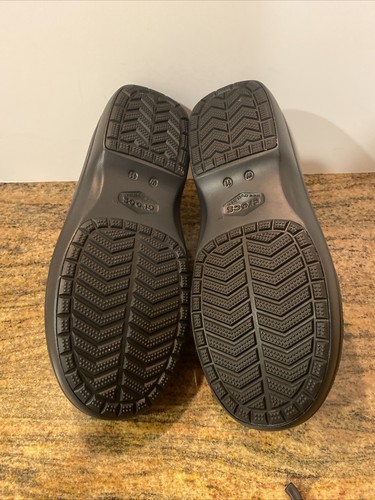 Crocs Dual Comfort Felicity Damen-Clog Krankenschwesterschuhe rutschfest schwarz Größe 11 - Bild 10 von 10