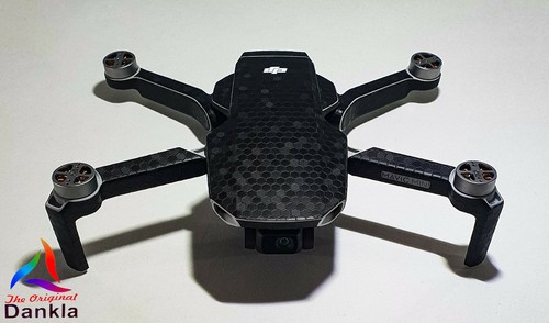 DJI MAVIC MINI - SKIN - HONEYCOMB SCHWARZ - Folie / Decal / Wrap / Drohne - Bild 4 von 9