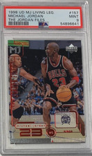 1998 UD Living Legends #157 Michael Jordan Files PSA 9