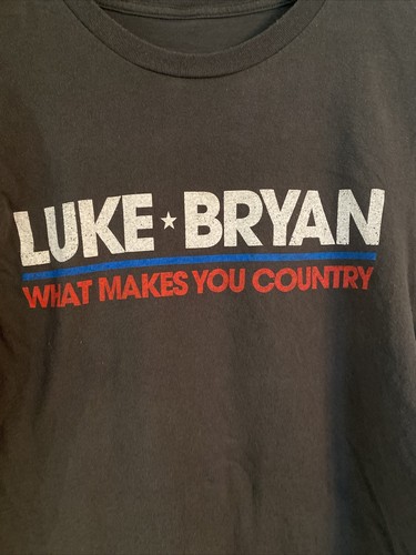 Luke Bryan "What Make You Country" Gray Local Crew T-Shirt - Size S - Picture 2 of 4