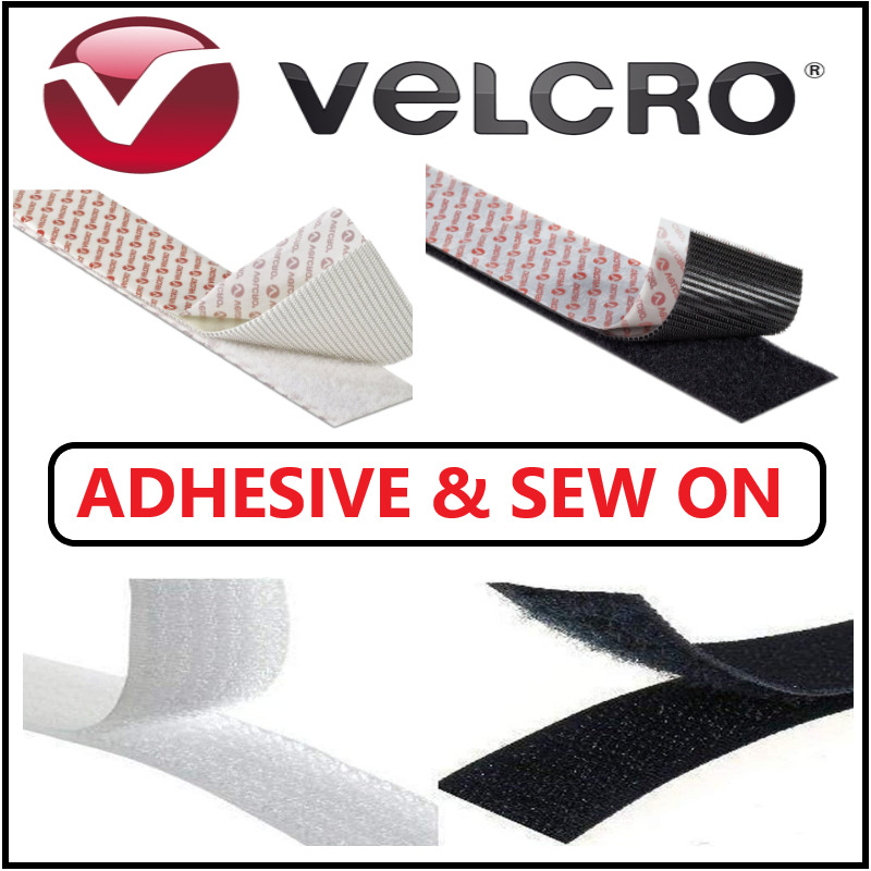 VELCRO® Brand HOOK and LOOP SELF ADHESIVE VELCRO & SEW ON VELCRO Sticky Strips