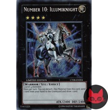 Yugioh Number 10: Illumiknight CT08-EN004 Secret Rare Limited Edition LP