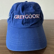 Grey Goose 2006 Blue Logo Adjustable Strap Cap Hat Ahead Adult Mens Vodka