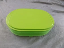Tupperware Fridge Stackables Deli Keeper Meat & Cheese Organizer 5102 Green