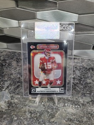 2025 Panini Optic - Captain in Charge Patrick Mahomes Black Pandora Prizm /149