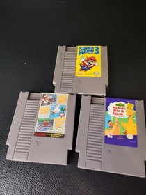 Super Mario Bros. 3, Duck Hunt  - Game Lot - Nintendo NES - Carts Only - TESTED!