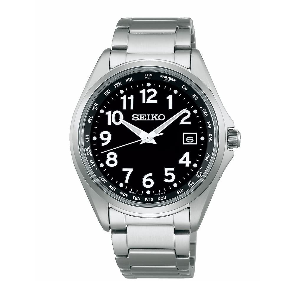 Seiko Men's Watch Selection SBTM329 Black Dial Titanium