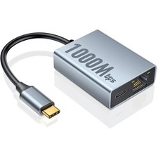 USB Type C to Rj45 Ethernet Network Adapter For TV HD/ 4K Laptop Tablet 1000Mbps