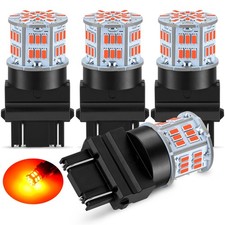 Ifunyled 4pcs 3157 Led Bulb Brake Tail Light 12v-24v 3157 Brilliant Red